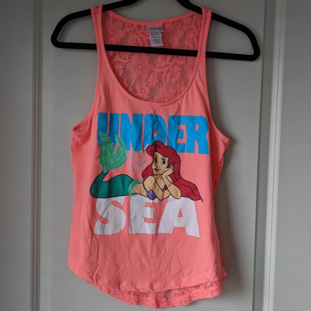 Lace Back Disney Little Mermaid Tank